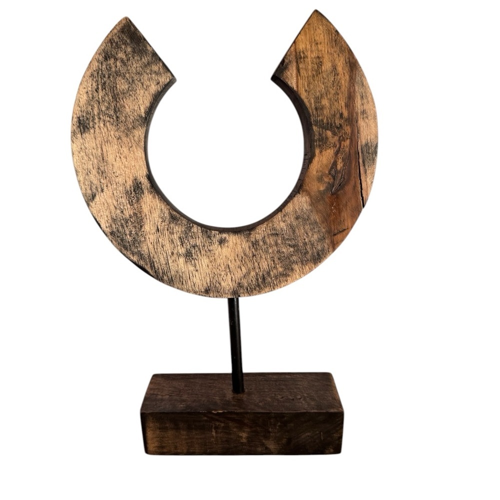 Sagebrook Home Carved Mango Wood Table Sculpture Accent - Picture 2 of 5